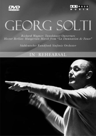 Georg Solti Georg Solti In Rehearsal Solti Suddeutsches Rundfunk So 