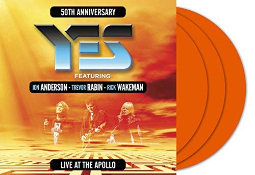 Yes feat. Jon Anderson, Trevor Rabin, Rick Wakeman/Live At The Apollo  (orange vinyl)@3LP, 3500 copies
