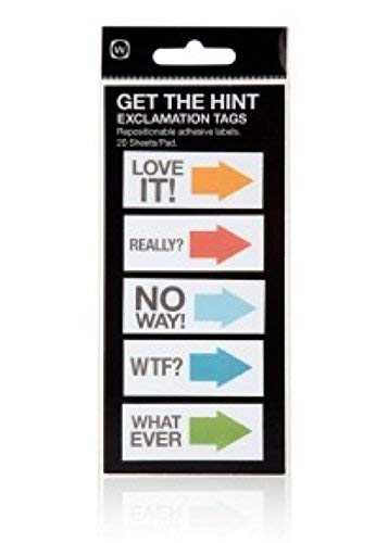 Memo Pad/Get The Hint - Exclamation Tags@24