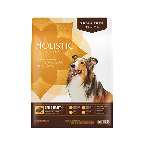 Holistic Select® Grain Free Adult Health Rabbit & Lamb Meals Recipe Dog Food