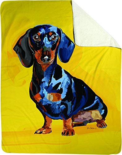 Manual Woodworkers Throw Blanket - Dachshund