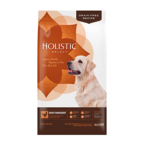 Holistic Select® Grain Free Weight Management Chicken Meal & Peas Recipe Dog Food