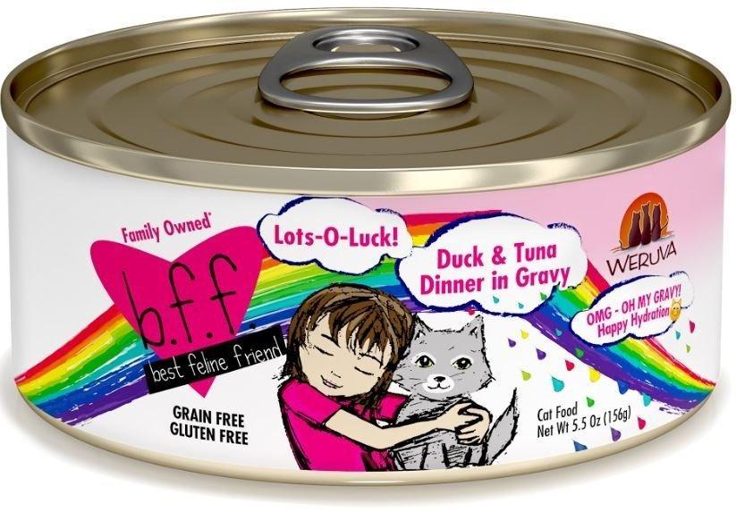 Weruva Cat BFF OMG Can, 5.5 oz, Lots-O-Luck!, Duck & Tuna