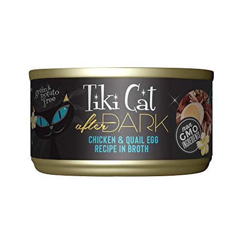 Tiki Cat® After Dark™ Chicken & Quail Egg Recipe in Broth