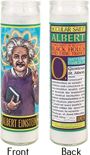 Secular Saints Candle/Albert Einstein