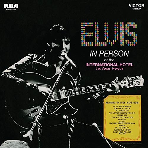 Elvis Presley/In Person At The International Hotel Las Vegas Nevada@180G Translucent Gold & Blue Swirl Vinyl/Limited Edition