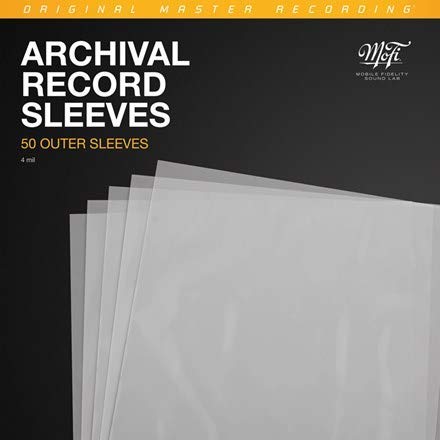 Mobile Fidelity Archival Record Sleeves/Mobile Fidelity Archival Record Sleeves@50 sleeves, 4 mil, room for gatefold jackets