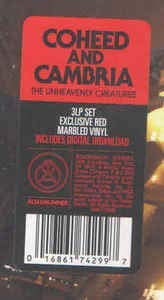 Coheed And Cambria/The Unheavenly Creatures (3LP Red Smoke Vinyl)@indie exclusive@we don't know the pressing quantity