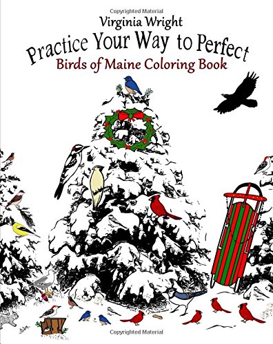 Virginia Wright/Practice Your Way to Perfect@ Birds of Maine Coloring Book