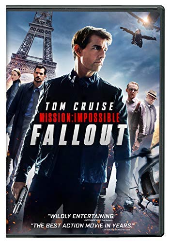 Mission Impossible Fallout Cruise Cavill Rhames Pegg Ferguson DVD Pg13 