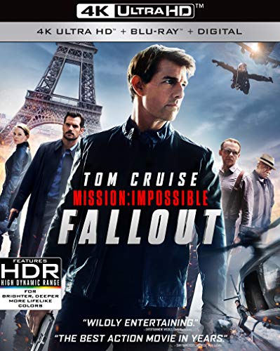 Mission Impossible: Fallout/Cruise/Cavill/Rhames/Pegg/Ferguson@4KHD@PG13