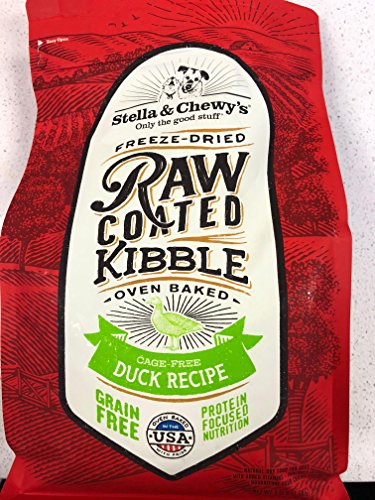 Stella & Chewy's Raw Coated Dog Kibble Cage-Free Duck