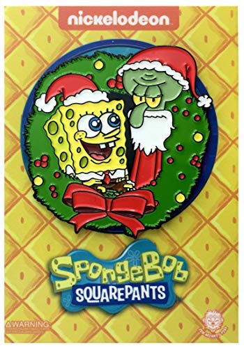 Enamel Pin/Spongebob and Santa Squidward