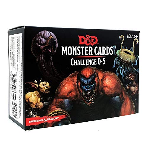 Dungeons & Dragons Spellbook Cards/Monster Cards Challenge 0-5