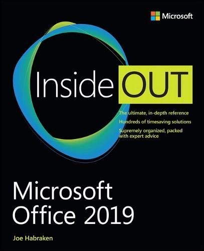 Joe Habraken Microsoft Office 2019 Inside Out 