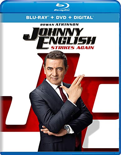 Johnny English Strikes Again Atkinson Miller Kurylenko Blu Ray DVD Dc Pg 
