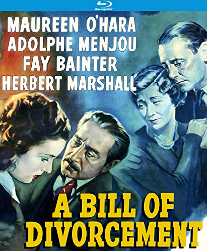 Bill Of Divorcement (1940)/O'Hara/Menjou@Blu-Ray@NR