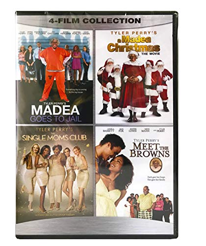 Tyler Perry 4 Film Collection/Madea Goes to Jail/Madea Christmas@Single Moms Club/Meet the Browns