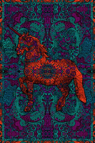 Tapestry Unicorn 3d 