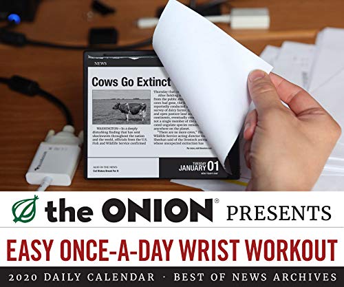 2020 Day-to-Day Calendar/The Onion Easy Once-A-Day Wrist Workout