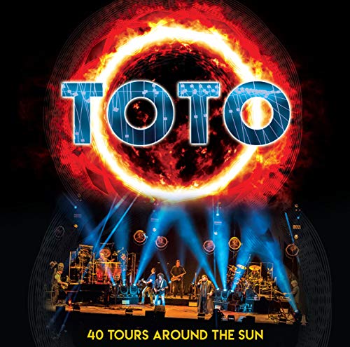 Toto 40 Tours Around The Sun (color Vinyl) 3 Lp Blue Orange Starburst Swirl 