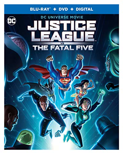 Justice League Vs. Fatal Five Justice League Vs. Fatal Five Blu Ray DVD Dc Pg13 