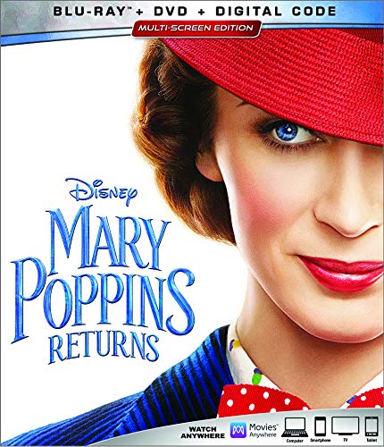 Mary Poppins Returns/Blunt/Miranda/Whishaw@Blu-Ray/DVD/DC@PG