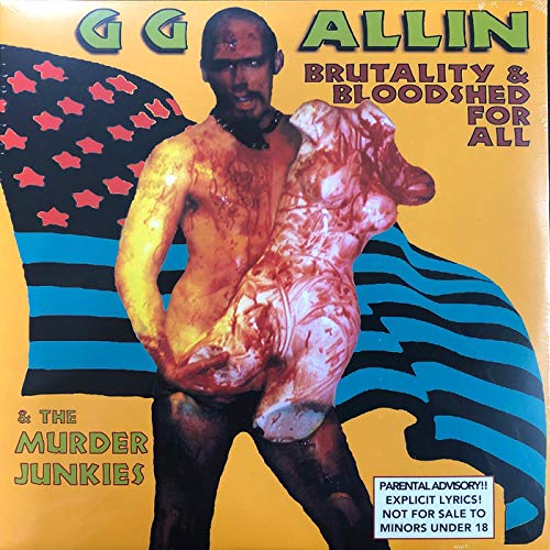 GG Allin & The Murder Junkies/Brutality & Bloodshed for All (Clear Red Vinyl)@Clear Red Viny