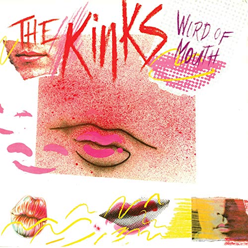 Kinks/Word Of Mouth@Translucent Pink & White Swirl Vinyl