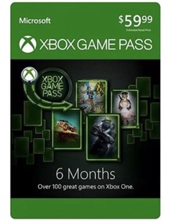 Xbox One Accessory/Game Pass 6 Month Subscription Card