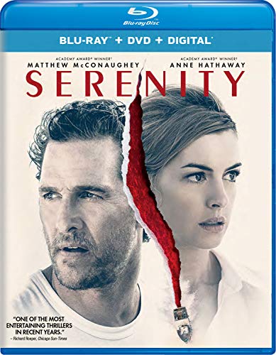 Serenity (2019) Mcconaughey Hathaway Blu Ray DVD Dc R 