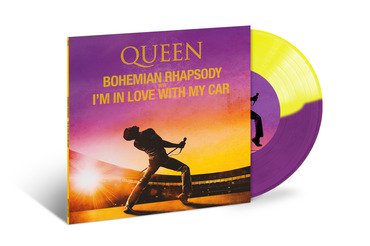 Queen/Bohemian Rhapsody / I'm in Love with My Car@Yellow/Purple Vinyl@RSD 2019/Ltd. to 2500