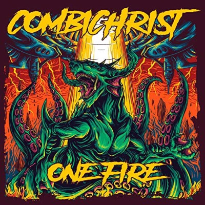 Combichrist One Fire Picture Disc Orange Vinyl W Download Card 2 Lp Limited Edition 