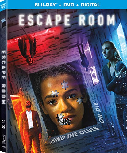 Escape Room Russell Miller Blu Ray DVD Dc Pg13 