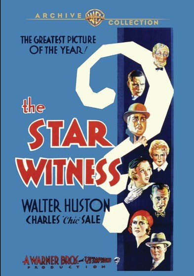 Star Witness (1931)/Huston/Starr@MADE ON DEMAND@This Item Is Made On Demand: Could Take 2-3 Weeks For Delivery