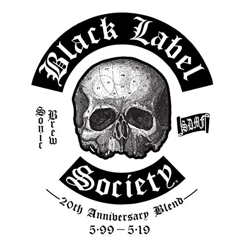 Black Label Society/Sonic Brew 20th Anniversary Blend 5.99 - 5.19@Silver with Blue/Black Marble, 180 Gram