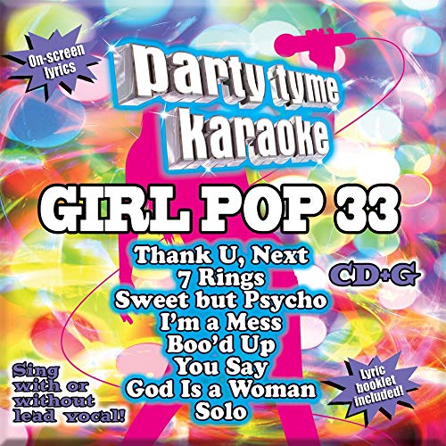 Party Tyme Karaoke/Girl Pop 33@8+8-song CD+G