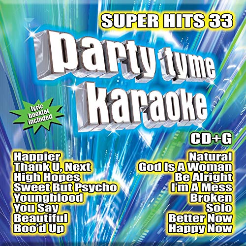 Party Tyme Karaoke/Super Hits 33@16-song CD+G