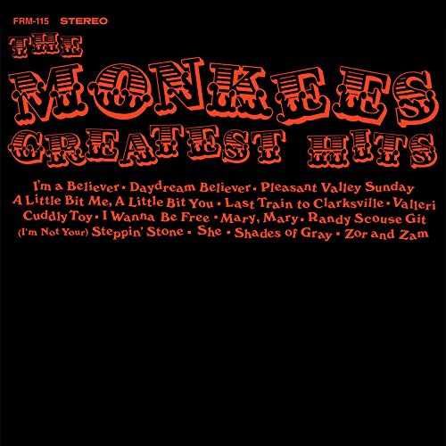 Monkees/Greatest Hits (orange vinyl)@180g Orange Vinyl