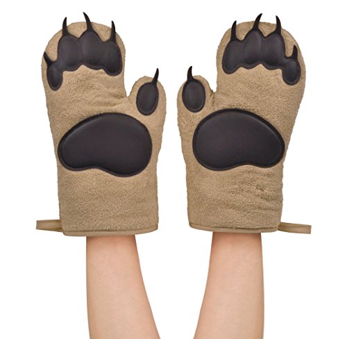 Bear Hands Oven Mitts/Grizzly