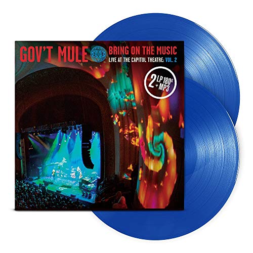 Gov't Mule/Bring On The Music: Live AT The Capitol Theatre Vol. 2@Vol 2, 2lp + Mp3@180g Blue Transparent Vinyl