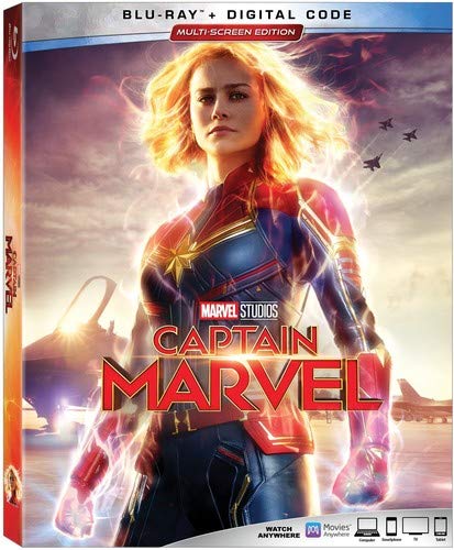 Captain Marvel (2019)/Brie Larsen, Samuel L. Jackson, and Ben Mendelsohn@PG-13@Blu-ray