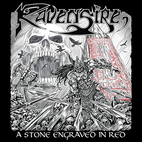 Ravensire Stone Engraved In Red 