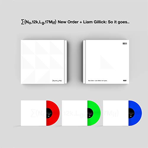 New Order/S(No,12k,Lg,17Mif) New Order + Liam Gillick: So it goes.. (3LP colored vinyl)@3LP - red, light green, & blue vinyl (all colors are transparent)
