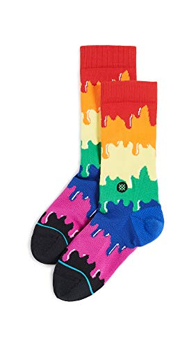 Socks/Rainbow Drip - Large