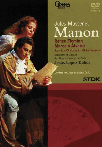 J. Massenet Manon Comp Opera Fleming Alvarez Chalgnaud & Lopez Cobos Paris Natl Opera 