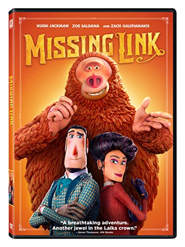 Missing Link (2019)/Hugh Jackman, Zoe Saldaña, and David Williams@PG@DVD