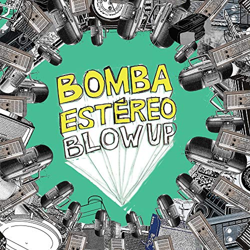 Bomba Estereo/Blow Up@Translucent Yellow w/ Green Splatter Color