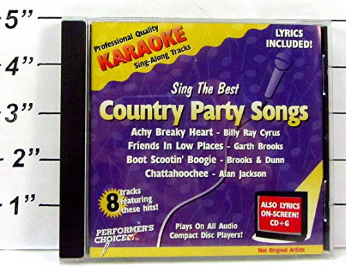 Sing The Best Country Party Songs Karaoke Sing-Alo