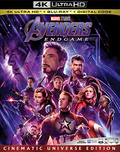 Avengers: Endgame/Robert Downey Jr., Chris Evans, and Mark Ruffalo@PG-13@4K Ultra HD/Blu-ray
